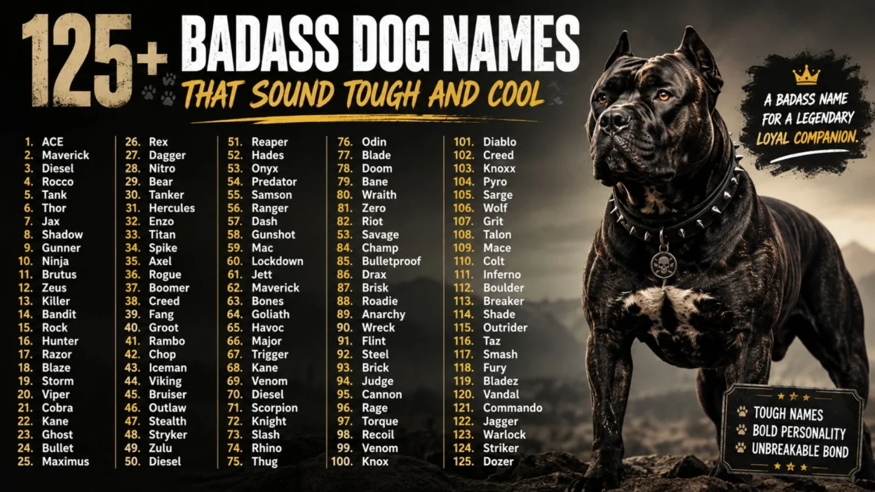 125 Badass Dog Names That Sound Tough and Cool