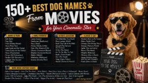 150+ Best Dog Names From Movies for Your Cinematic Star