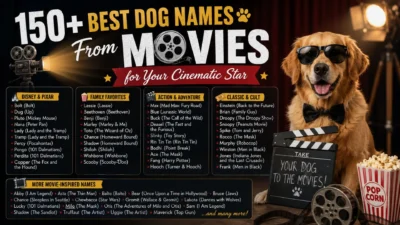 150+ Best Dog Names From Movies for Your Cinematic Star