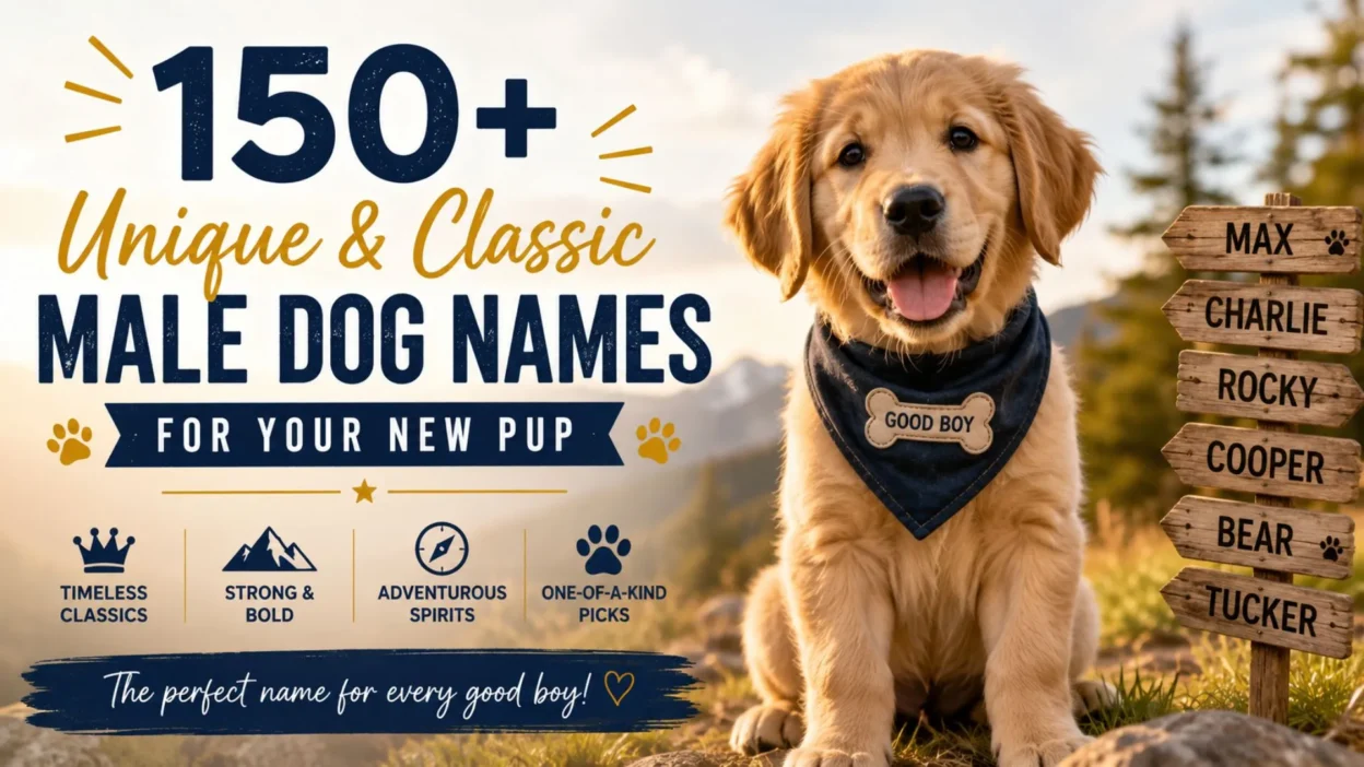 150+ Unique & Classic Male Dog Names for Your New Pup
