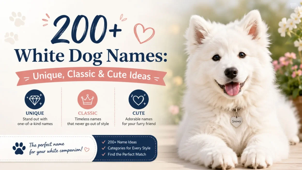 200+ White Dog names