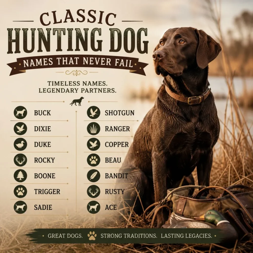 Classic Hunting Dog Names That Never Fail