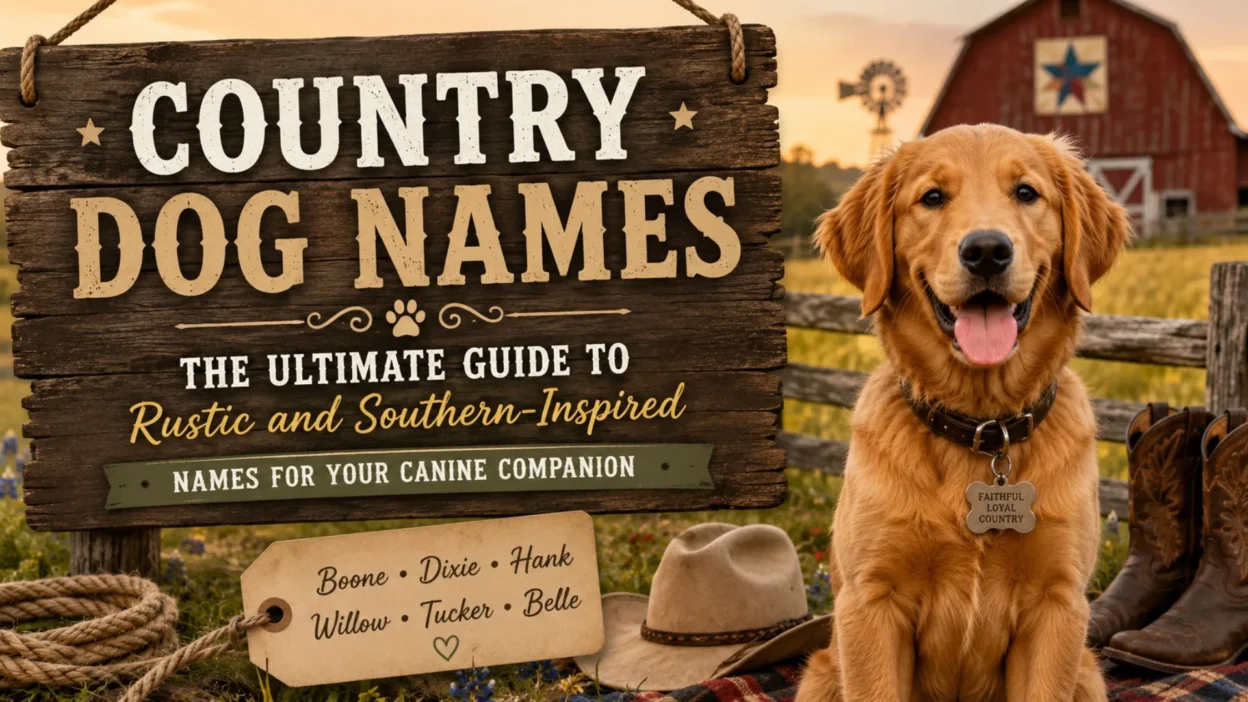 Country Dog Names: The Ultimate Guide to Rustic and Southern-Inspired Names for Your Canine Companion
