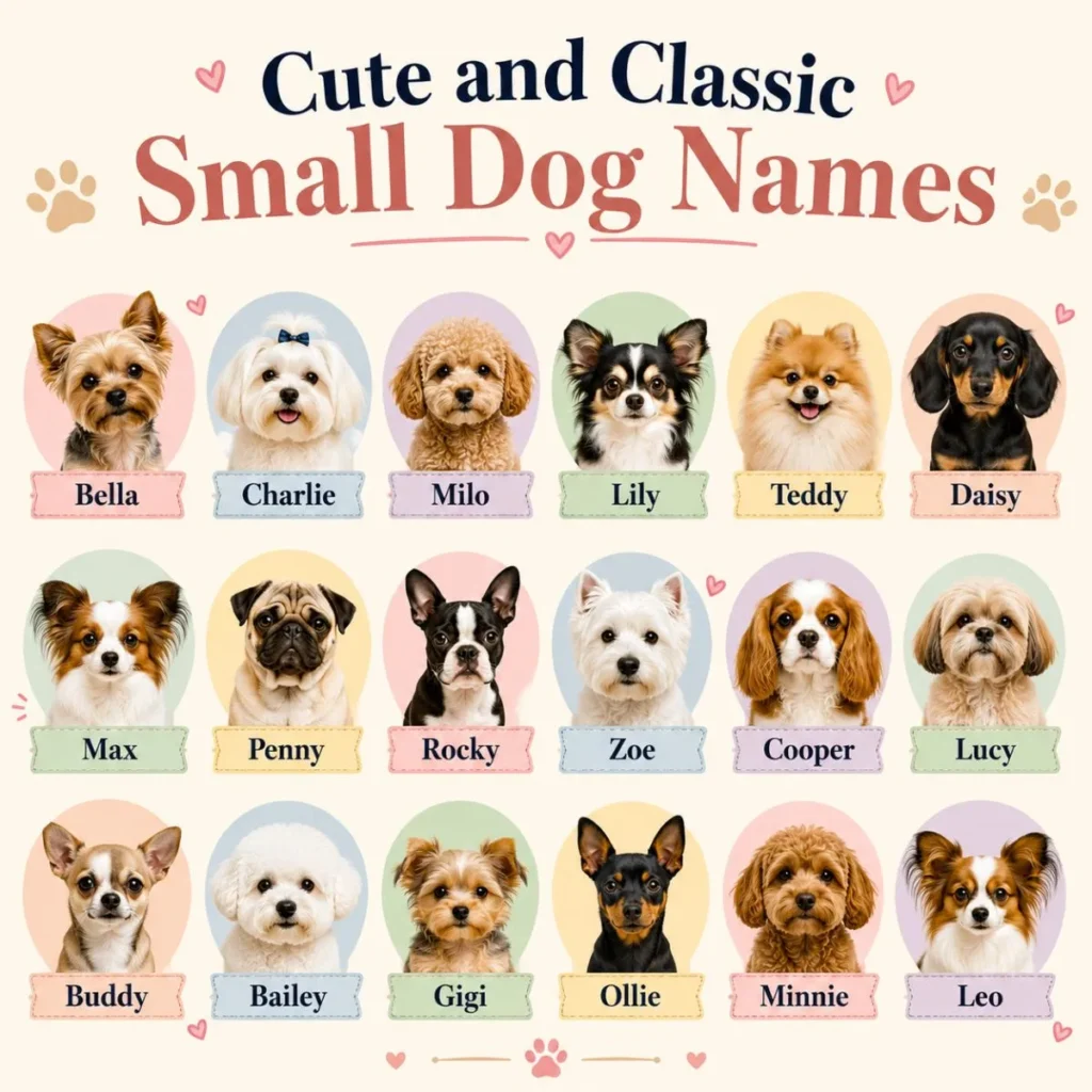 Cute and Classic Small Dog Names