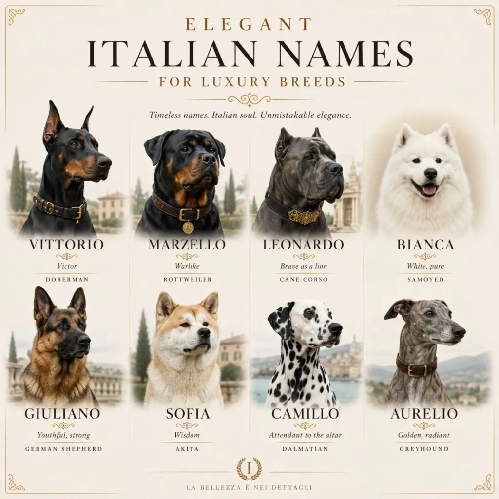 Elegant Italian Names for Luxury Breeds