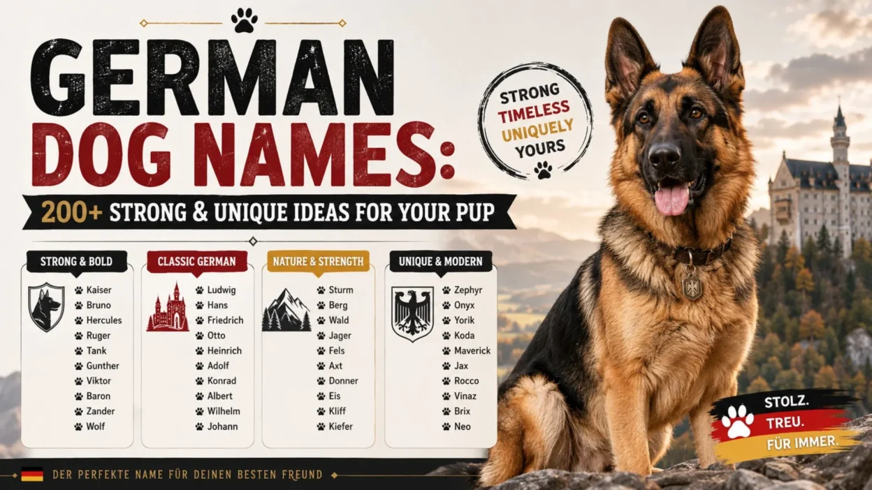 German Dog Names 200+ Strong & Unique Ideas for Your Pup