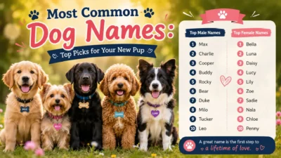 Most Common Dog Names Top Picks for Your New Pup