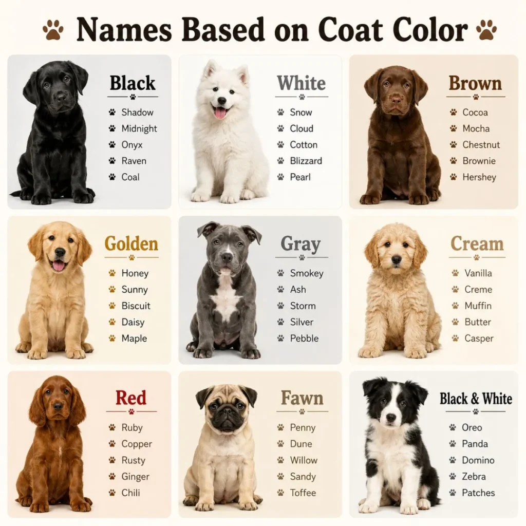 Names Based on Coat Color