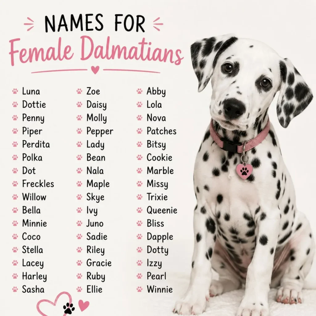 Names for Female Dalmatians