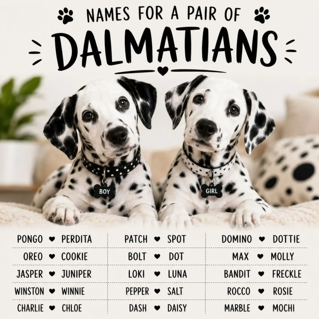 Names for a Pair of Dalmatians