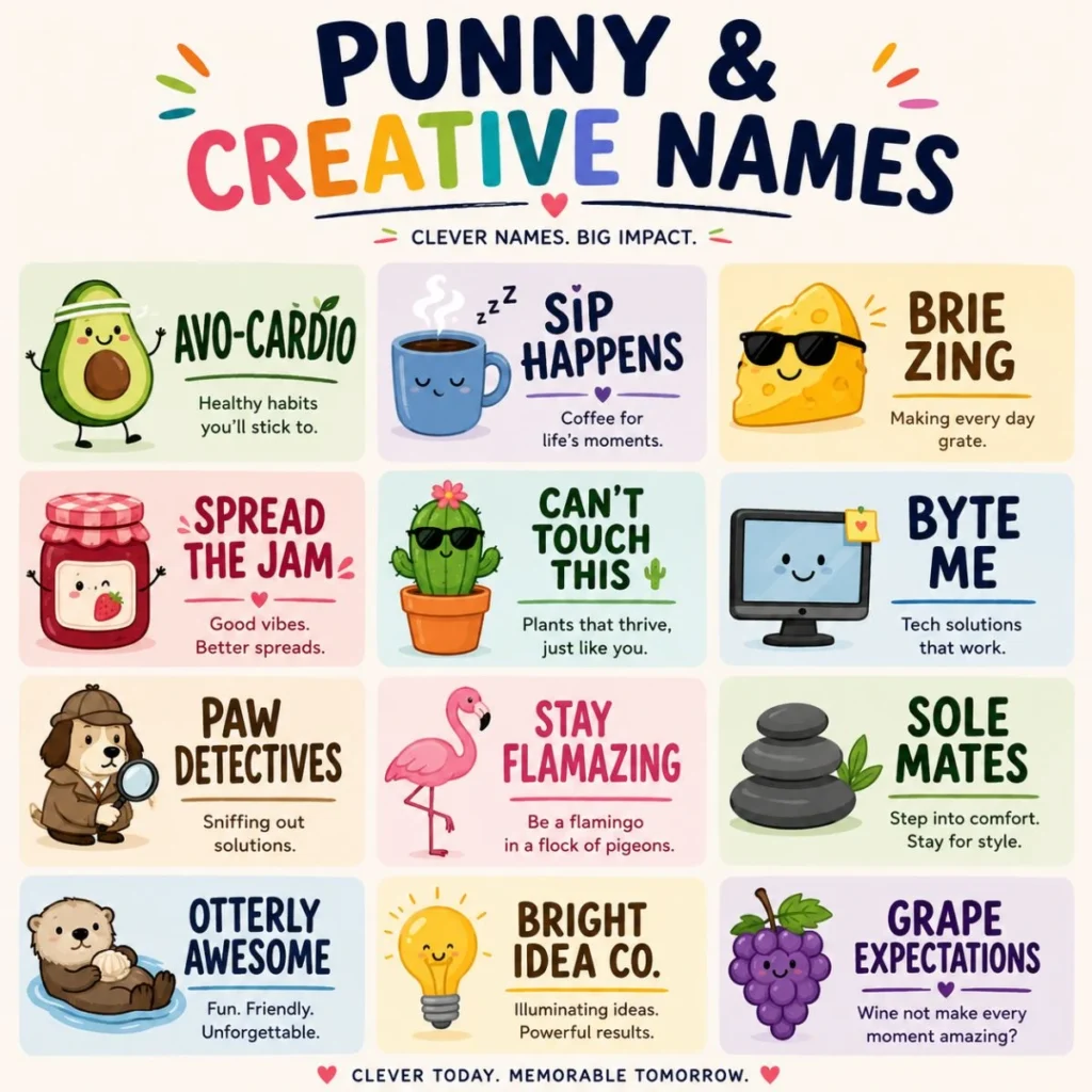Punny and Creative Names