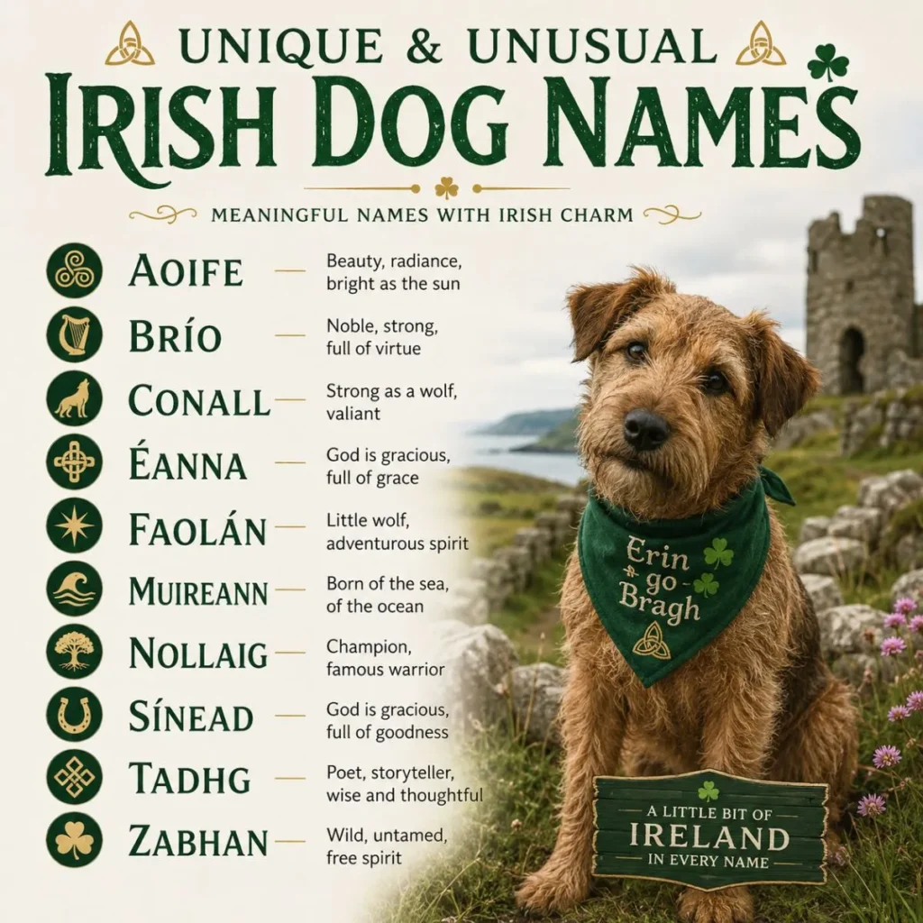 Unique and Unusual Irish Dog Names