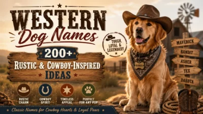 Western Dog Names 200+ Rustic & Cowboy-Inspired Ideas