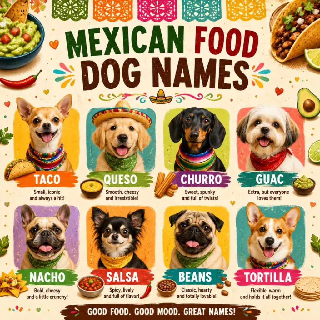 Mexican Food Dog Names